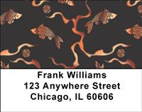 Artistic Koi Address Labels