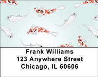 Artistic Koi Address Labels