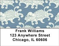 Artistic Koi Address Labels