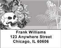 Hawaiian Skull Address Labels