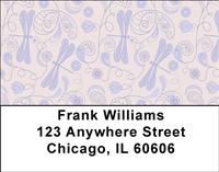 Pastel Dragonflies Address Labels