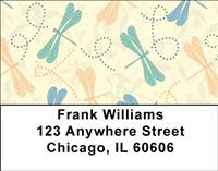 Pastel Dragonflies Address Labels