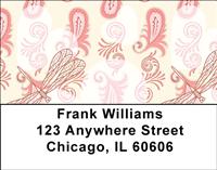 Vintage Dragonflies Address Labels