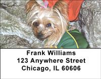 Adorable Yorkies Address Labels