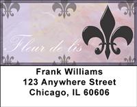 Classic Fleur De Lis Address Labels