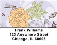 Flowers and Friends Address Labels
