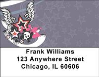 Skulls and Wings Address Labels