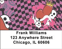 Explosive Skulls Address Labels