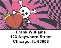 Explosive Skulls Address Labels