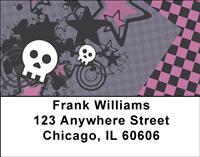 Explosive Skulls Address Labels