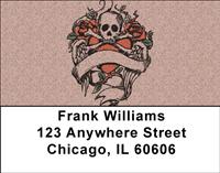 Skull Emblems Address Labels
