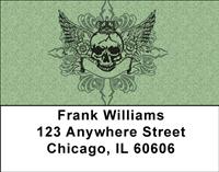 Skull Emblems Address Labels