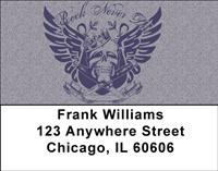 Skull Emblems Address Labels