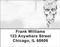 Skull Sketches Address Labels