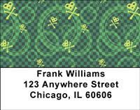 Emo Skulls Address Labels