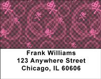 Emo Skulls Address Labels