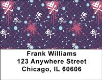 Emo Skulls Address Labels