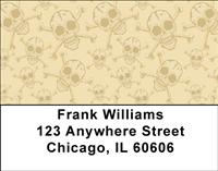 Skull Crazy Address Labels