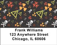 Skull Crazy Address Labels