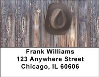 Cowboy Hats Address Labels