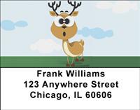 Cartoon Deer Address Labels