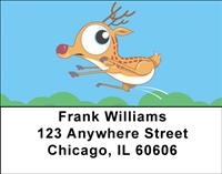 Cartoon Deer Address Labels