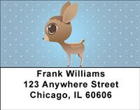 Cartoon Deer Address Labels