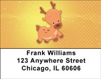 Cartoon Deer Address Labels