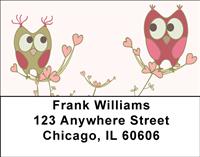 Owls in Love Address Labels