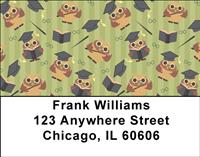 Colorful Owls Address Labels