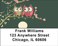 Owl Couple Address Labels