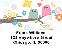Owl Couple Address Labels