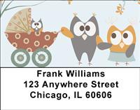 Owl Family Address Labels
