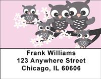 Owl Family Address Labels