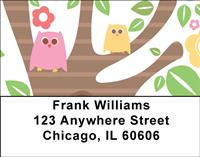 Cute Owls Address Labels