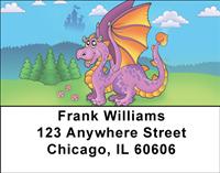 Purple Dragon Address Labels