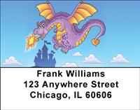 Purple Dragon Address Labels