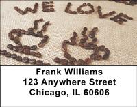 Coffee Love Address Labels