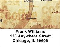 Coffee Stain Address Labels
