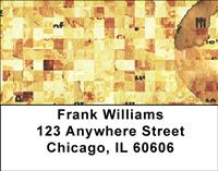 Coffee Stain Address Labels