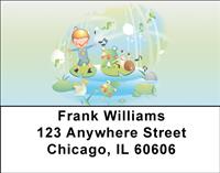 Summer Frog Fun Address Labels