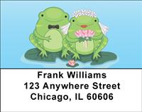 Frog Couples Address Labels