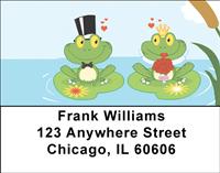 Frog Couples Address Labels
