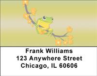 Frogs On Branches Address Labels