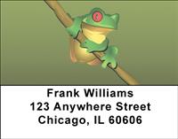 Frogs On Branches Address Labels