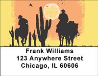 Riding Cowboys Address Labels