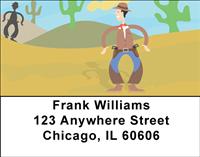 Comic Cowboys Address Labels