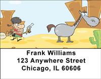 Comic Cowboys Address Labels