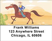 Comic Cowboys Address Labels