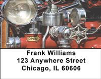Classic Fire Engine Parts Address Labels